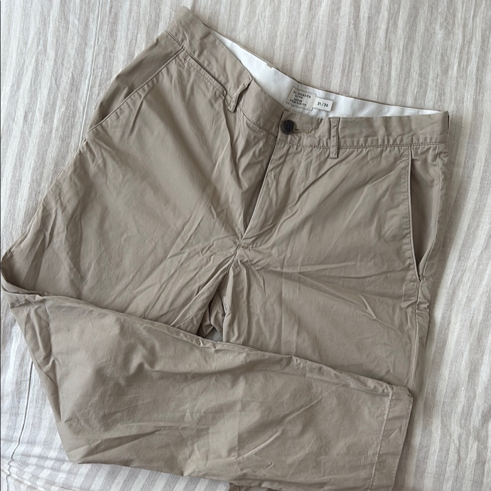 Club Monaco Tan Chinos light weight